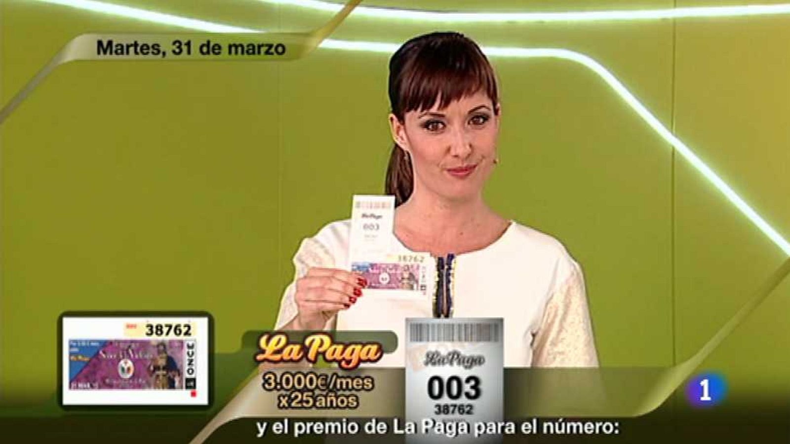 Sorteo ONCE - 31/03/15 - Ver ahora