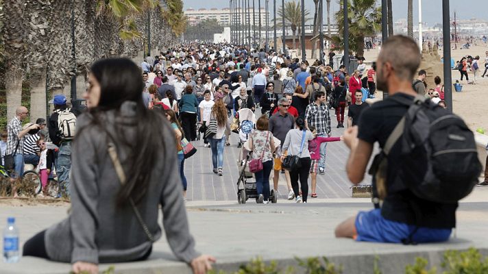 Telediario 1 - Las reservas turísticas suben por Semana Santa