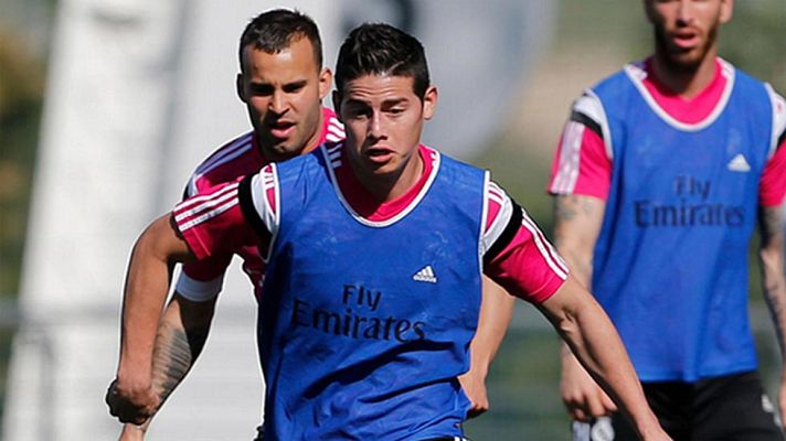 Telediario 1 - Pepe estará 15 días de baja y James ya está disponible