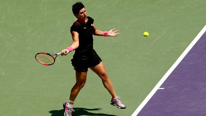  - Carla Suárez, en la final de Miami