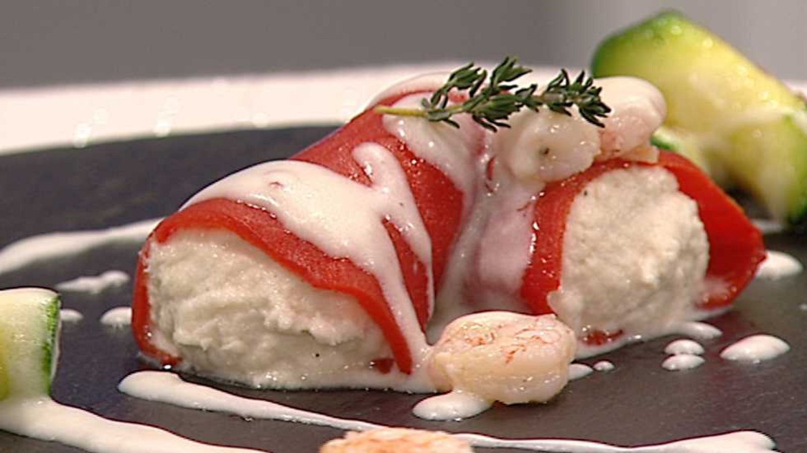 Cocina con Sergio - Pimientos del piquillo rellenos de brandada con salsa de queso - Ver ahora