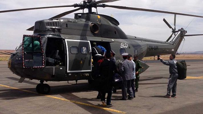 Telediario 1 - Ya han sido localizados los tres espeleólogos españoles