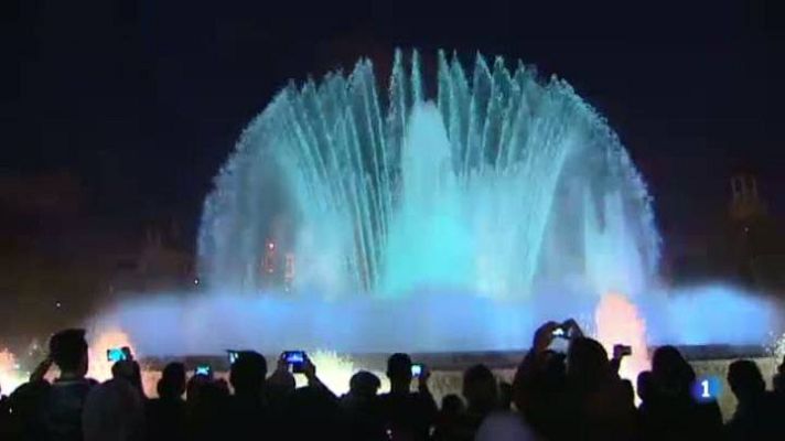 L'Informatiu - L'espectacle de les Fonts de Montjuïc de Barcelona, en horari d'estiu: de dijous a diumenge