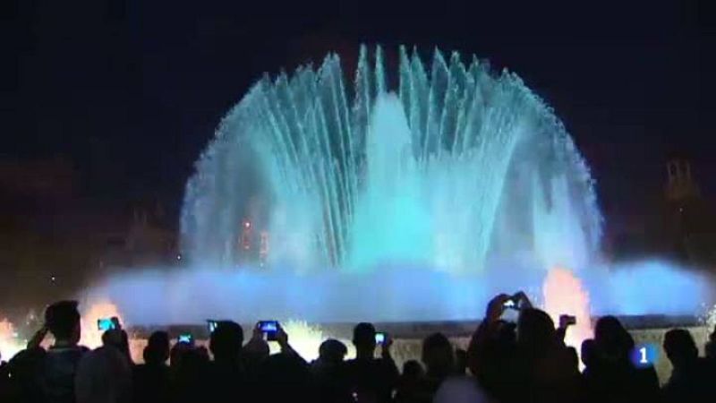 L'espectacle de les Fonts de Montjuïc de Barcelona, en horari d'estiu: de dijous a diumenge