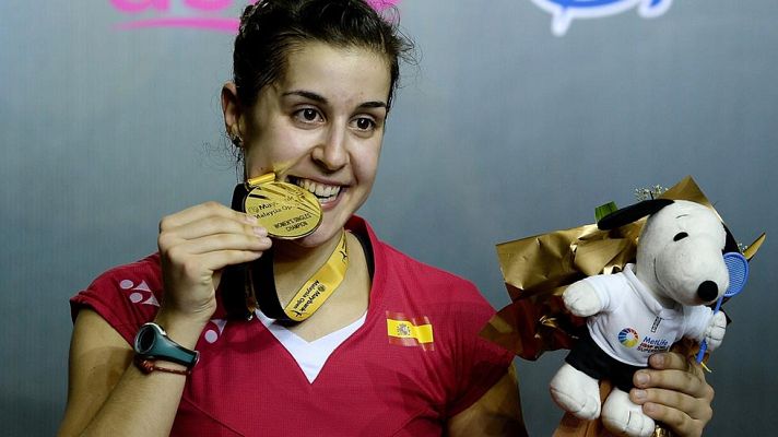 Telediario 1 - Carolina Marín remonta y se lleva el título en Kuala Lumpur