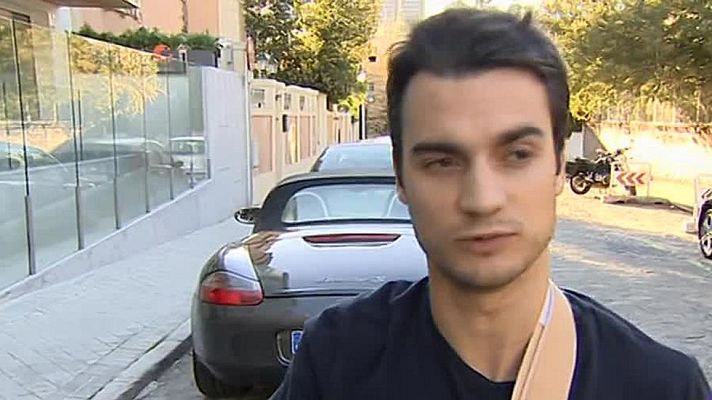 Telediario 1 - Pedrosa, con muchas ganas de empezar la rehabilitación