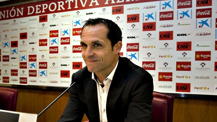 Telediario 1 - Sergi dirige su primer entrenamiento en el Almería