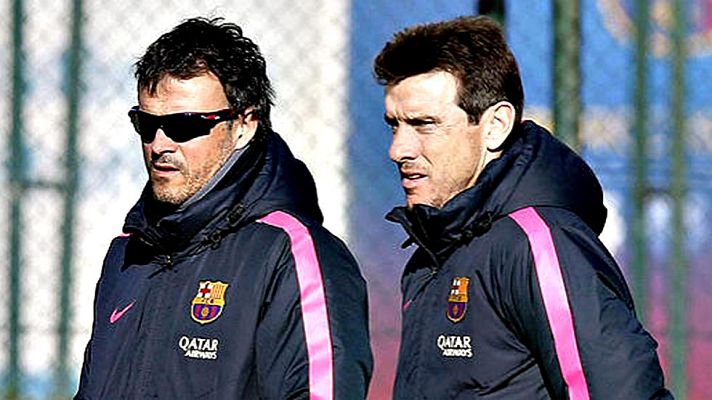 Telediario 1 - La pizarra de Luis Enrique y Unzué funciona