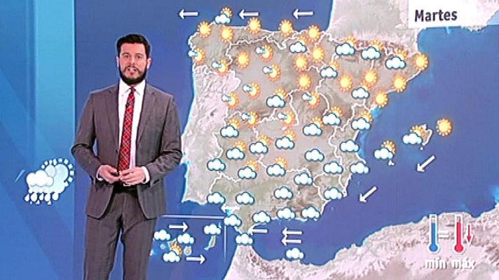 El tiempo - Nubes en el sur, sol en el norte y temperaturas sin cambios