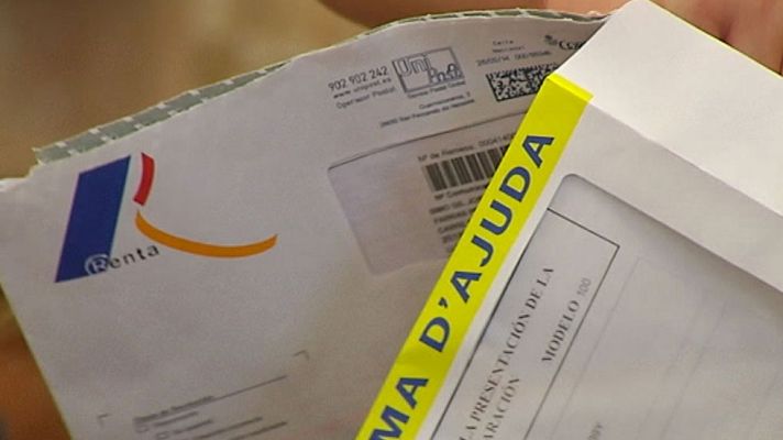 Telediario 1 - Arranca la campaña de la renta 2014