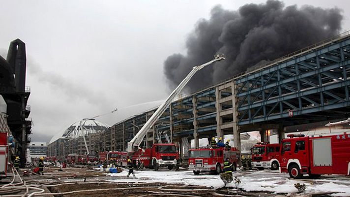 Telediario 1 - Alerta tóxica en el sureste de China tras la explosión de una fábrica de productos químicos