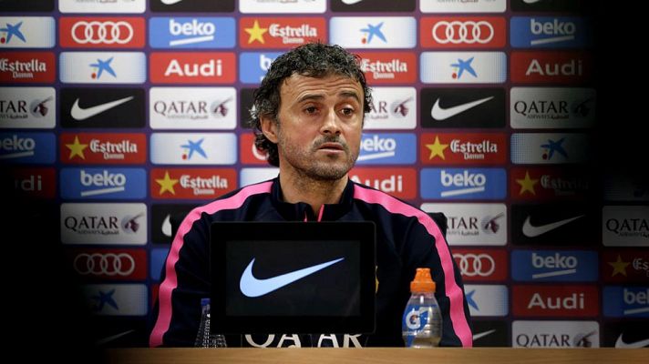 Telediario 1 - Luis Enrique: "Sergi aprovechará esta oportunidad, pero a partir del jueves"