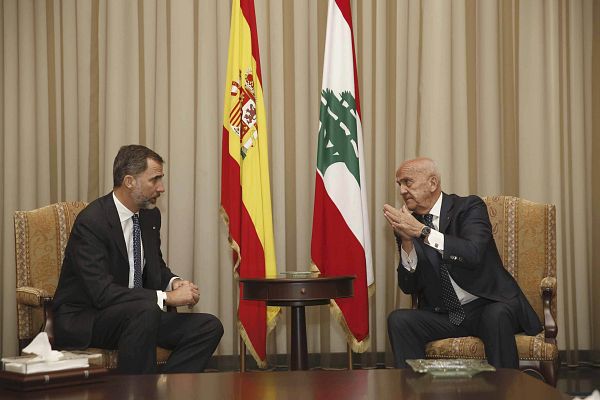 Telediario 1 - Felipe VI en el Líbano