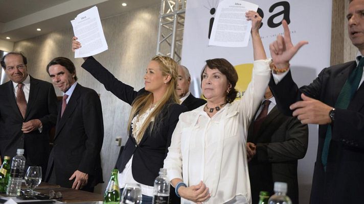 Telediario 1 - Las tensiones entre EE.UU. y Venezuela, en Panamá