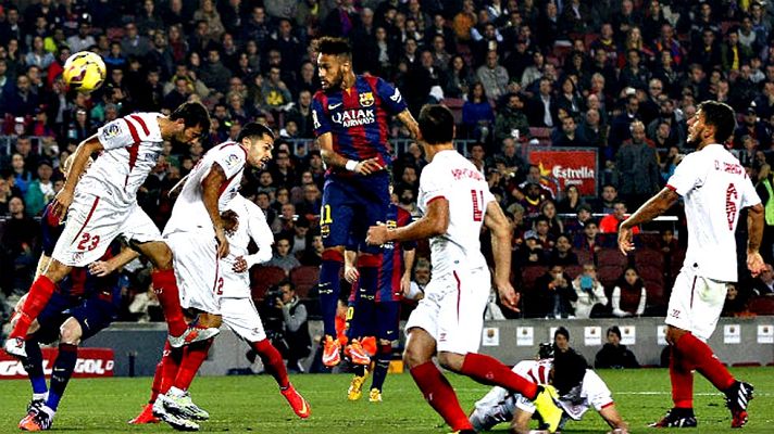 Telediario 1 - El Pizjuán, escollo de Barça en camino al título ante Sevilla invicto en casa