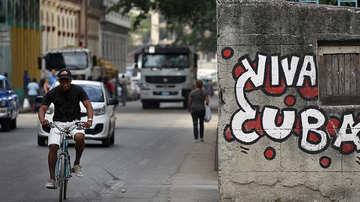 Telediario 1 - Los cubanos contemplan con optimismo el acercamiento a EEUU