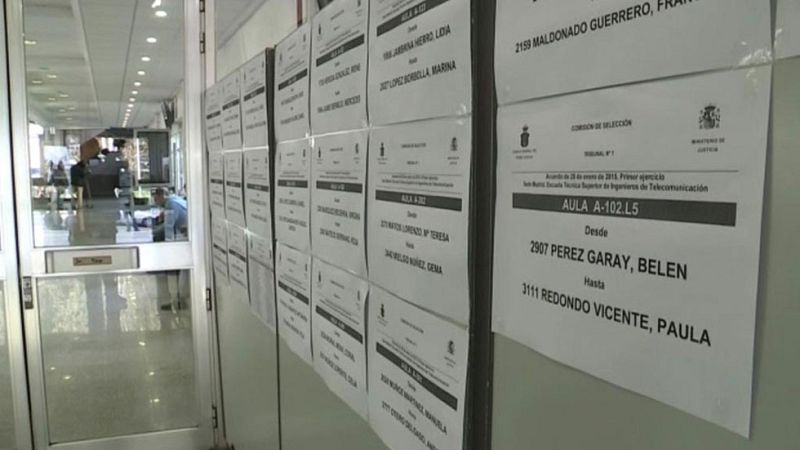 Miles de aspirantes optan a las plazas de juez y fiscal