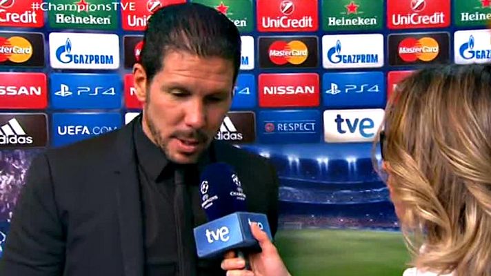 Champions League - Simeone: "Valoro muchísimo la reacción que han tenido mis jugadores tras el descanso"