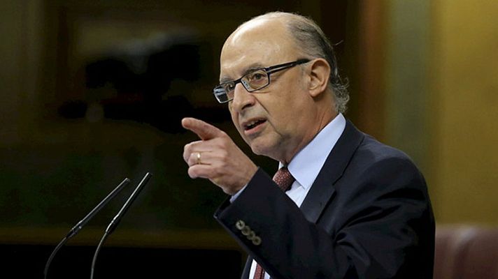 Telediario 1 - Montoro defiende la actuación de la Agencia Tributaria en la lucha contra el fraude fiscal