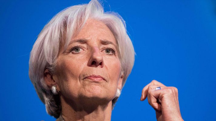 Telediario 1 - Lagarde, contraria a posponer el pago de la deuda de Grecia con el Fondo Monetario Internacional