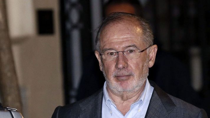 Telediario 1 - Rato, detenido en el registro de su domicilio