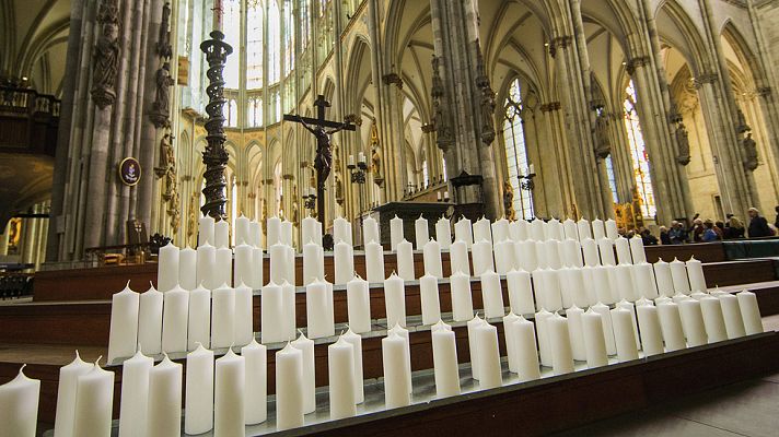 Telediario 1 - Un funeral de Estado recuerda en Alemania a las víctimas de Germanwings