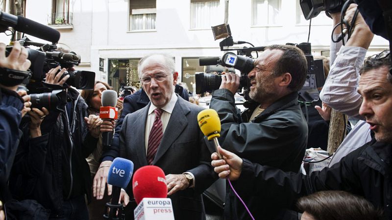 Rato asiste en su despacho a otro registro dentro de la investigación por posible fraude y blanqueo