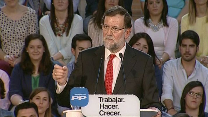 Telediario 1 - Rajoy insite en continuar con las reformas