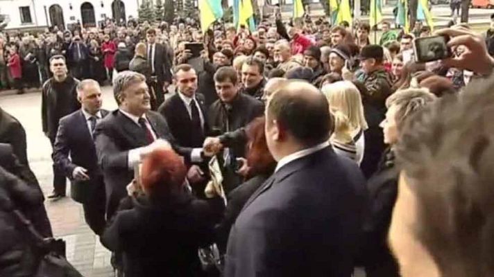 Telediario 1 - Varios suicidios se producen en Ucrania