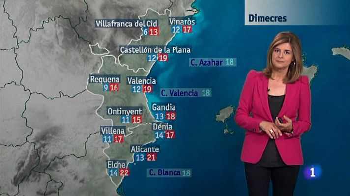 L'informatiu - Comunitat Valenciana - El tiempo en la Comunidad Valenciana - 21/04/15