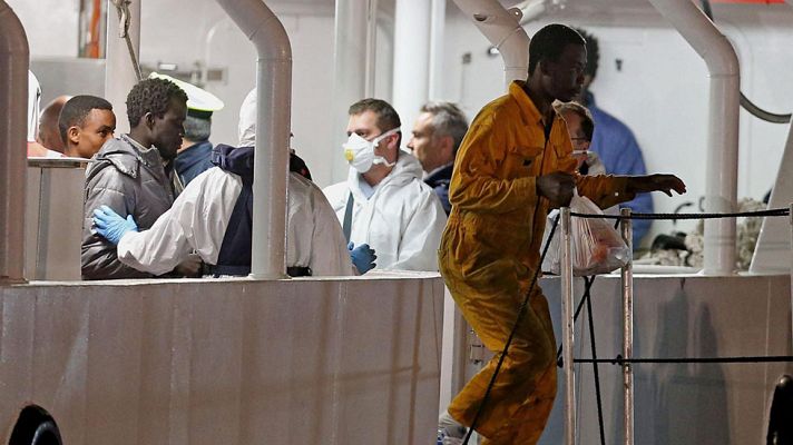 Telediario 1 - La Fiscalía de Catania señala al capitán del barco como responsable del naufragio