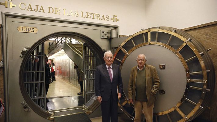 Telediario 1 - Juan Goytisolo, como "un polizón, en un gran transatlántico", a la espera de recoger el Premio Cervantes