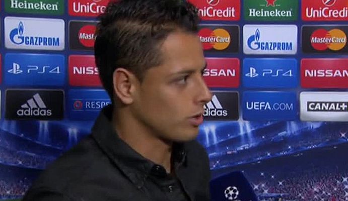 Champions League - Chicharito: "Trabaje mucho para conseguir esto"