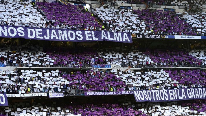 Telediario 1 - Los momentos previos al Madrid-Atlético, desde el autocar