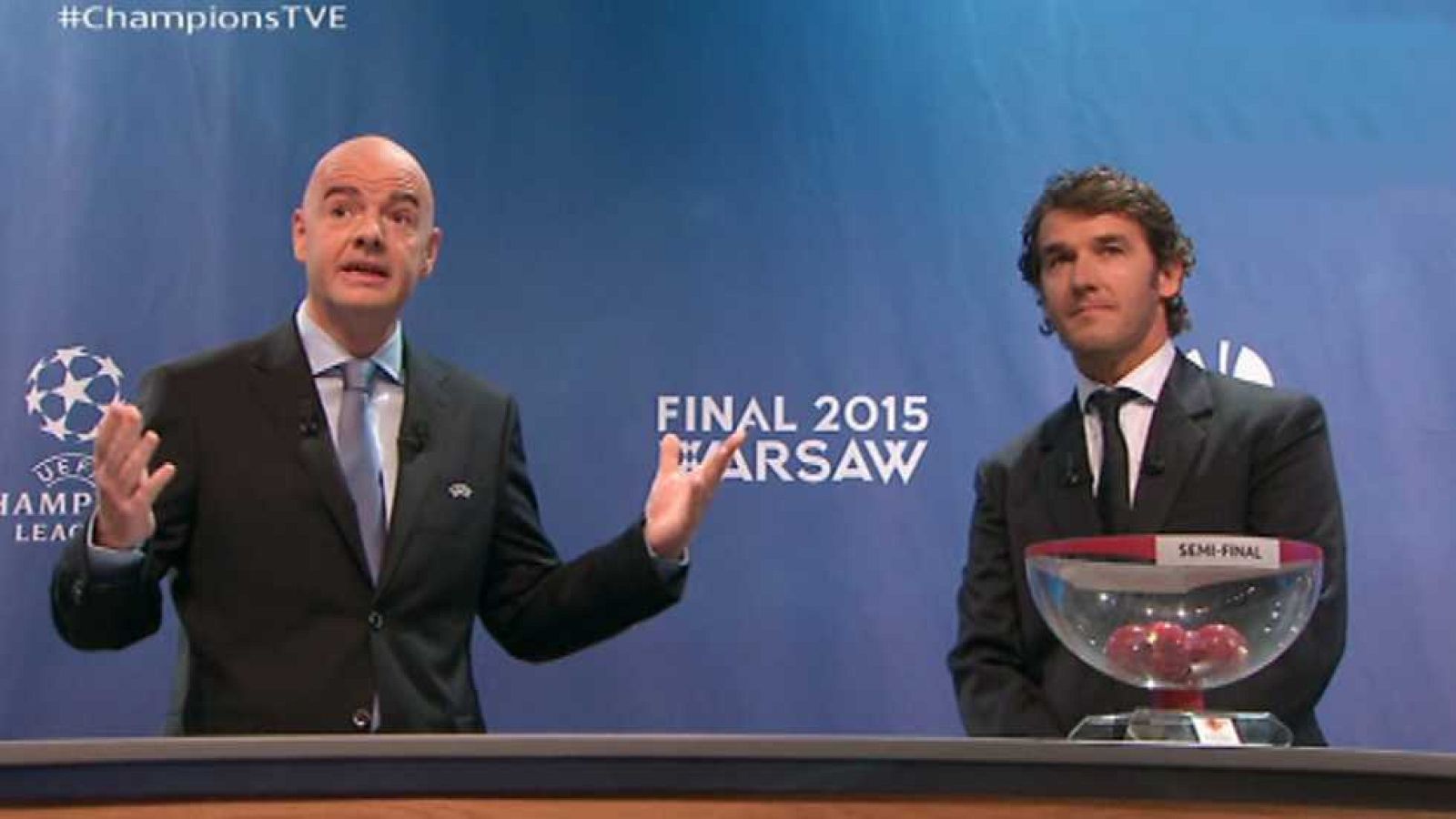 Champions League - Sorteo Semifinales de la Uefa Champions League - ver ahora