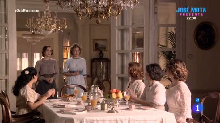 Seis hermanas - Las seis se reúnen para hablar de la fábrica