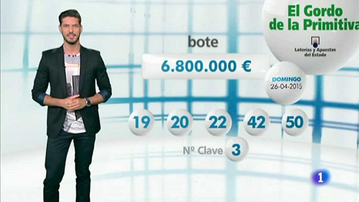 Loterías - El Gordo de la Primitiva - 26/04/15