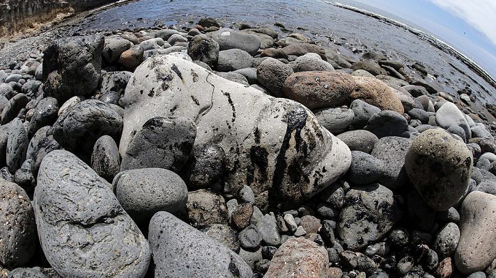 Telediario 1 - Denuncian a los gestores del incendio del pesquero ruso