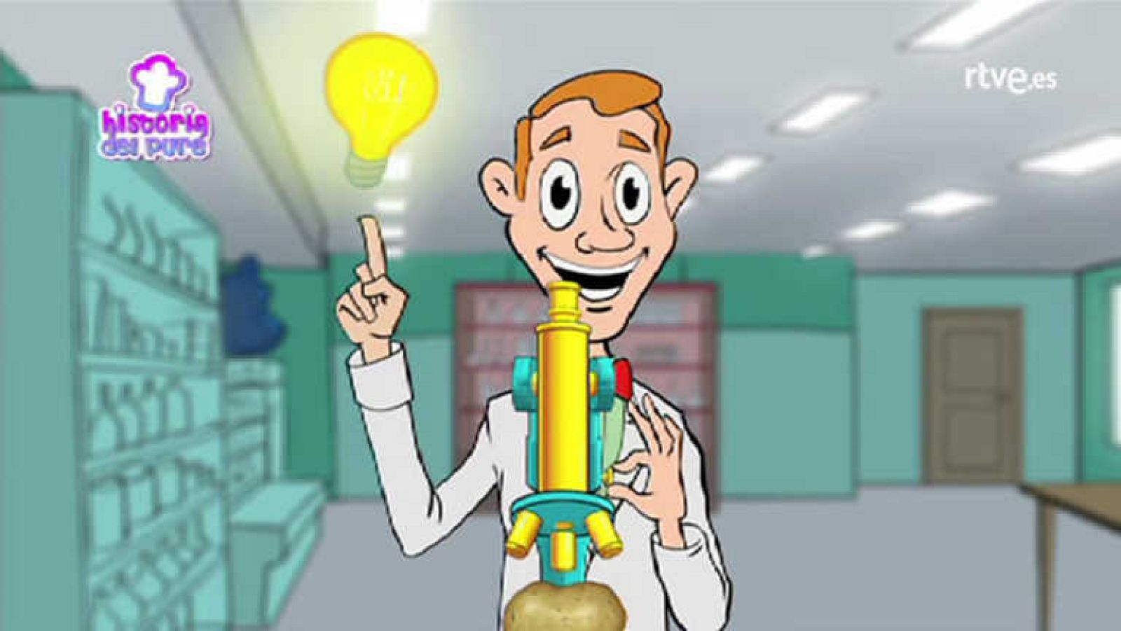 Animación - La historia del puré de patatas - Cocina con Clan | Ver