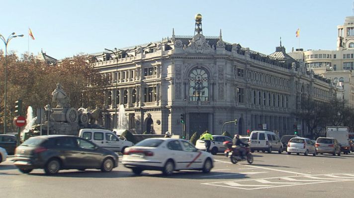 Telediario 1 - El Banco de España destaca el dinamismo del empleo, las inversiones y el consumo en el primer trimestre del año