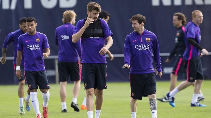 Telediario 1 - El Barça sigue en busca de la Liga