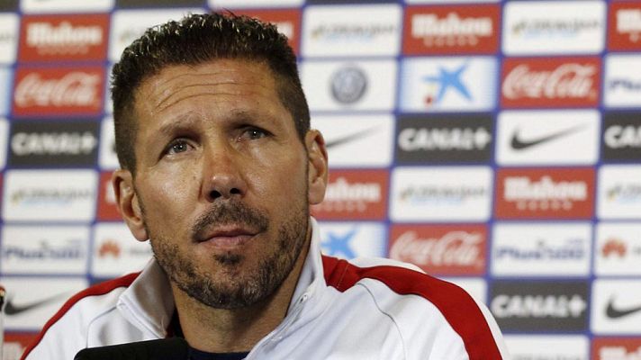 Telediario 1 - Simeone: "El partido del Athletic es más importante que el del Barcelona"