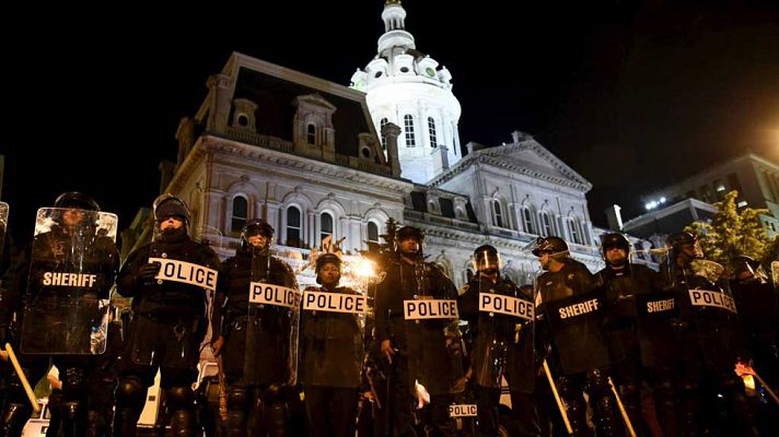 Telediario 1 - La fiscalía calificó el caso de Baltimore de homicidio