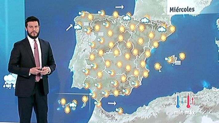 El tiempo - Jornada soleada salvo en Baleares y Galicia
