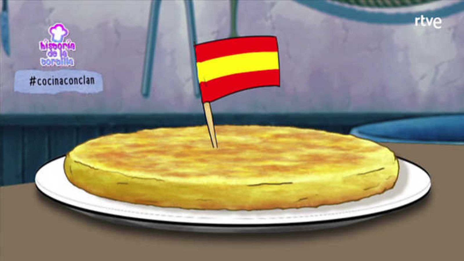 Animación - La historia de la tortilla - Cocina con Clan | Ver