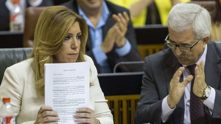 Telediario 1 - Ciudadanos y Podemos no respaldan la investidura de Díaz