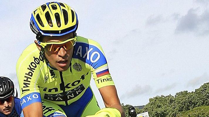 Telediario 1 - Contador toma rumbo al Giro de Italia