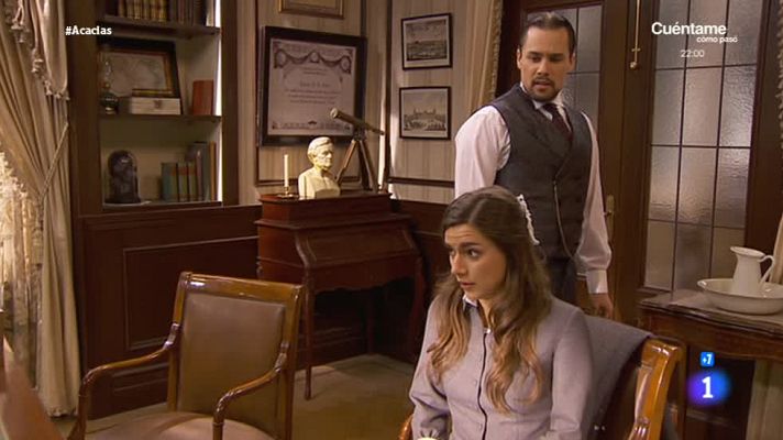 Acacias 38 - Manuela le cuenta a Germán que Pablo es su hermano