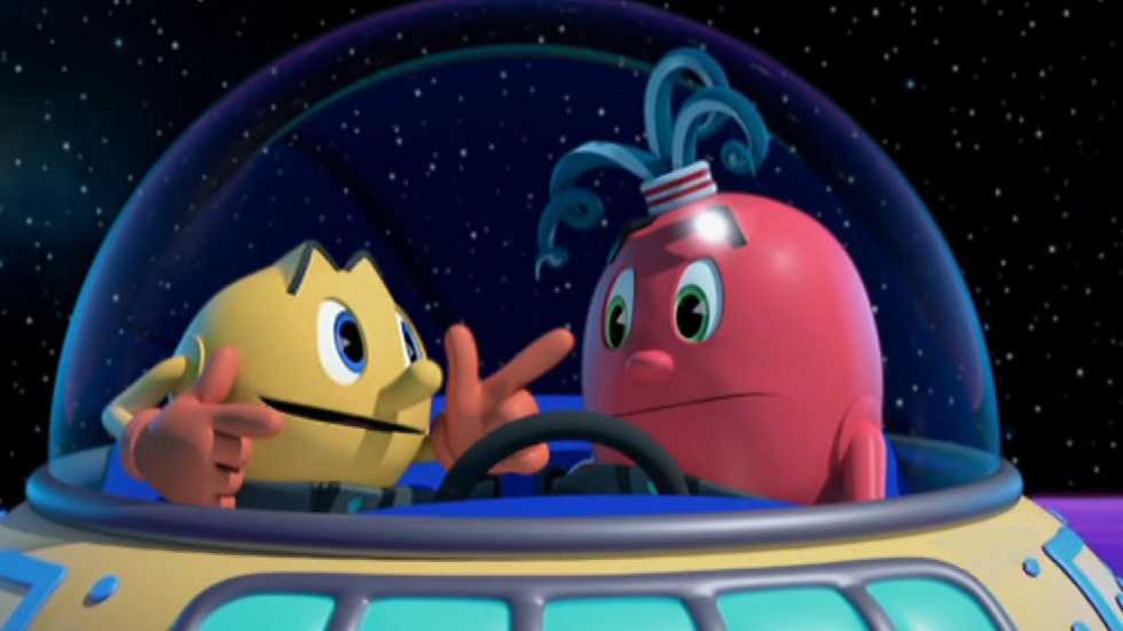 Carrera espacial - Pac-Man y las Aventuras Fantasmales | Ver