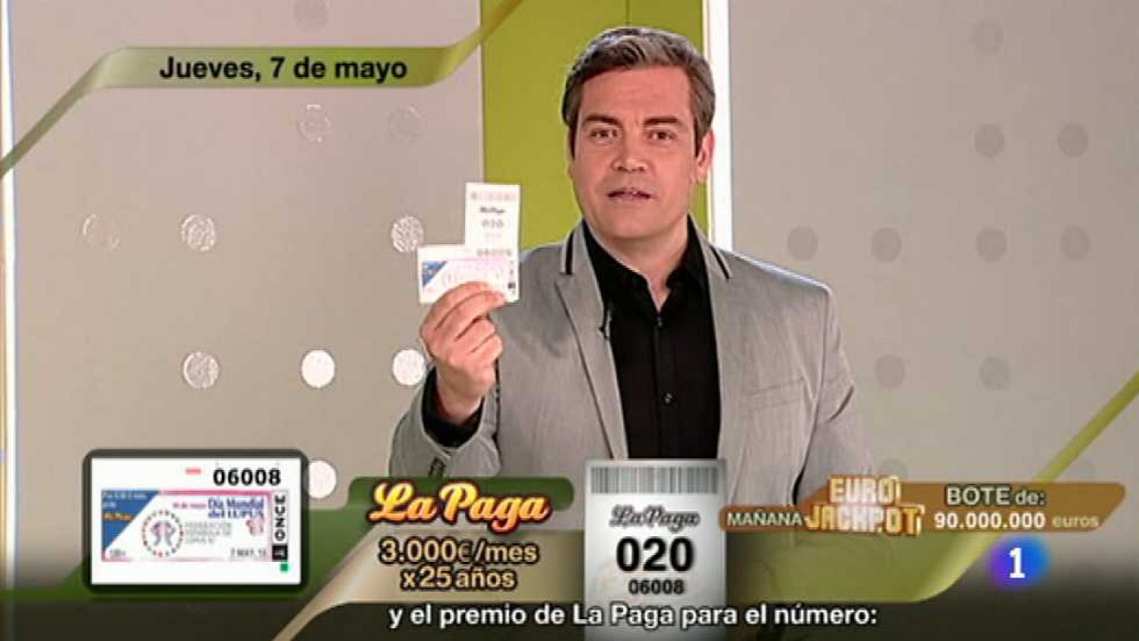 Sorteo ONCE - 07/05/15 - Ver ahora